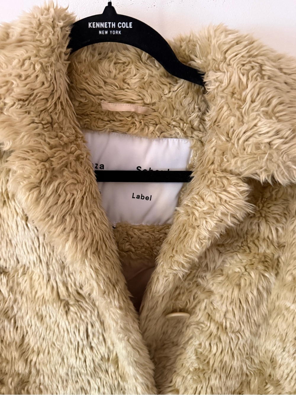 Proenza Schouler Cream Teddy Jacket - Picture 6 of 6